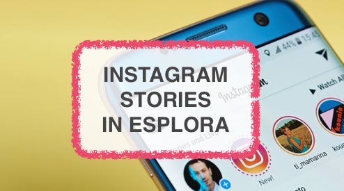 Novità Instagram stories in esplora