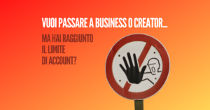 Hai raggiunto il limite di account Business Manager?