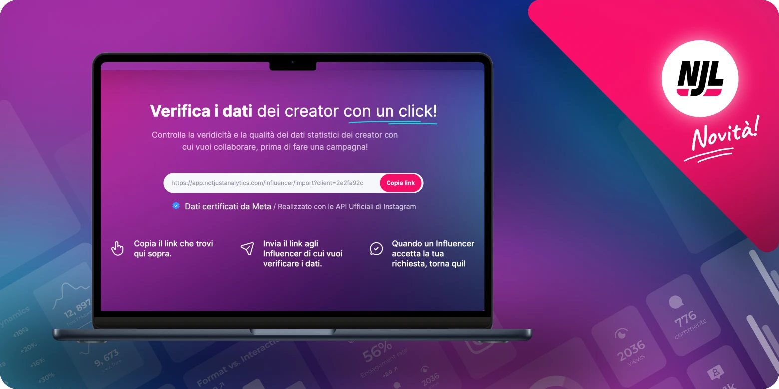 Come verificare i dati di Influencer e Creator