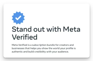 Meta Verified for businesses