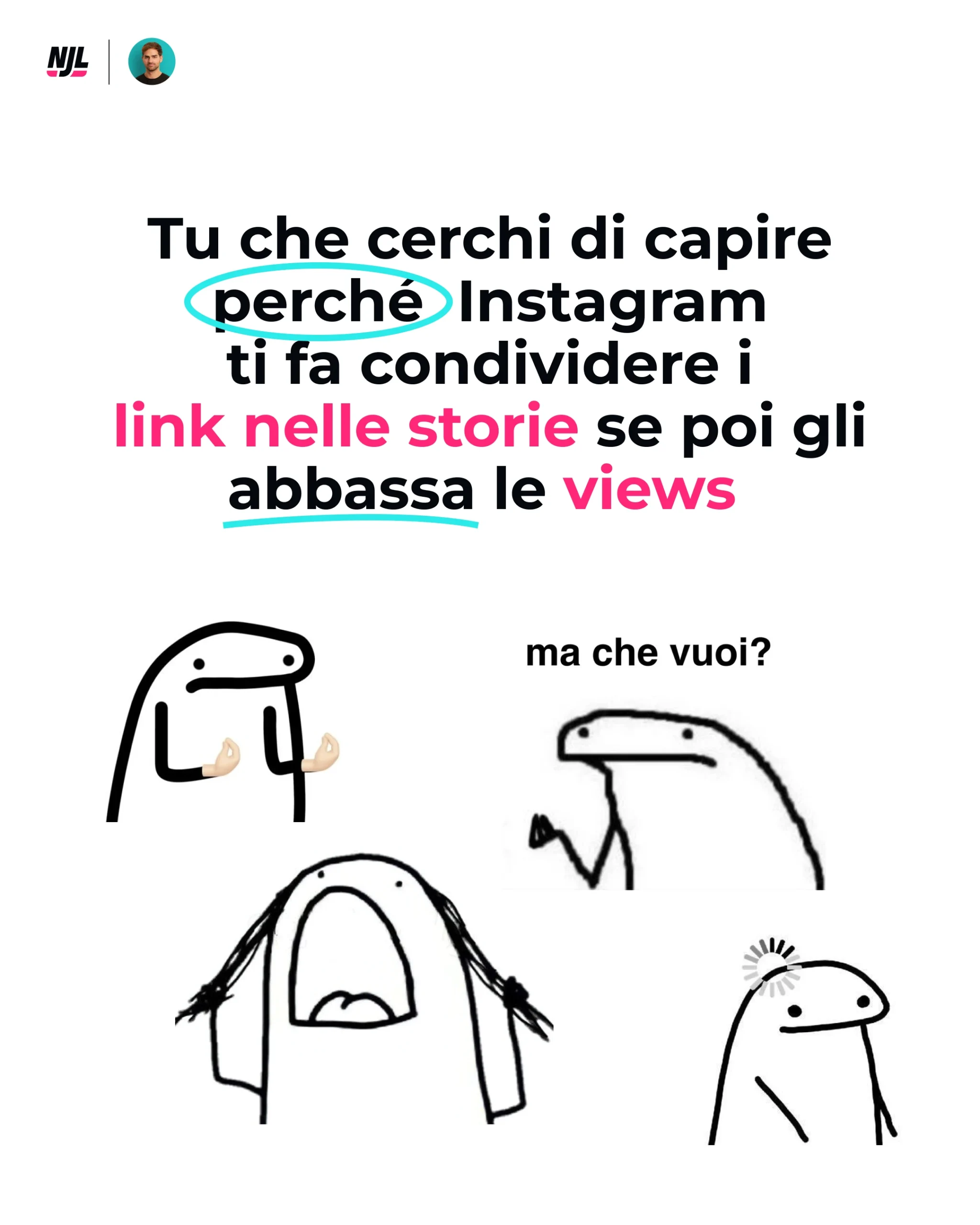 Link nelle storie abbassano la reach