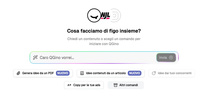 Cosa puoi fare con l'intelligenza artificiale di QGino